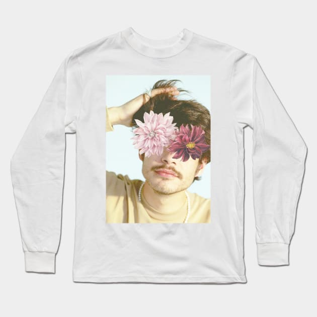 Flower Boy Long Sleeve T-Shirt by Dusty wave
